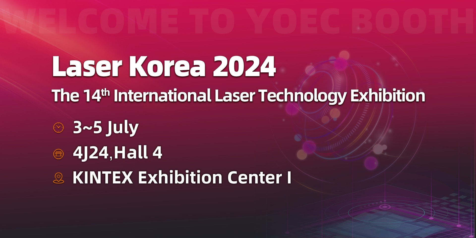 Join YOEC at Laser Korea 2024 